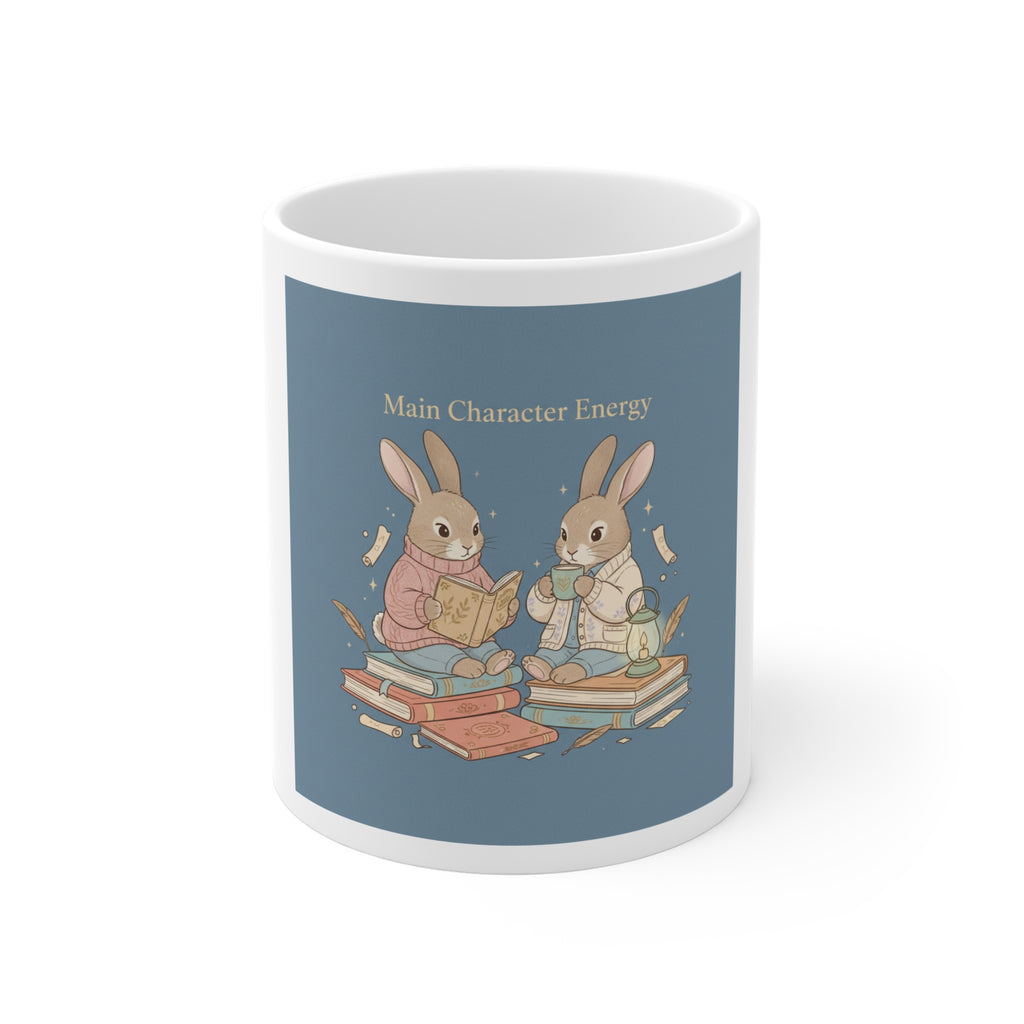 Main Character Energy Rabbit Mug 11oz