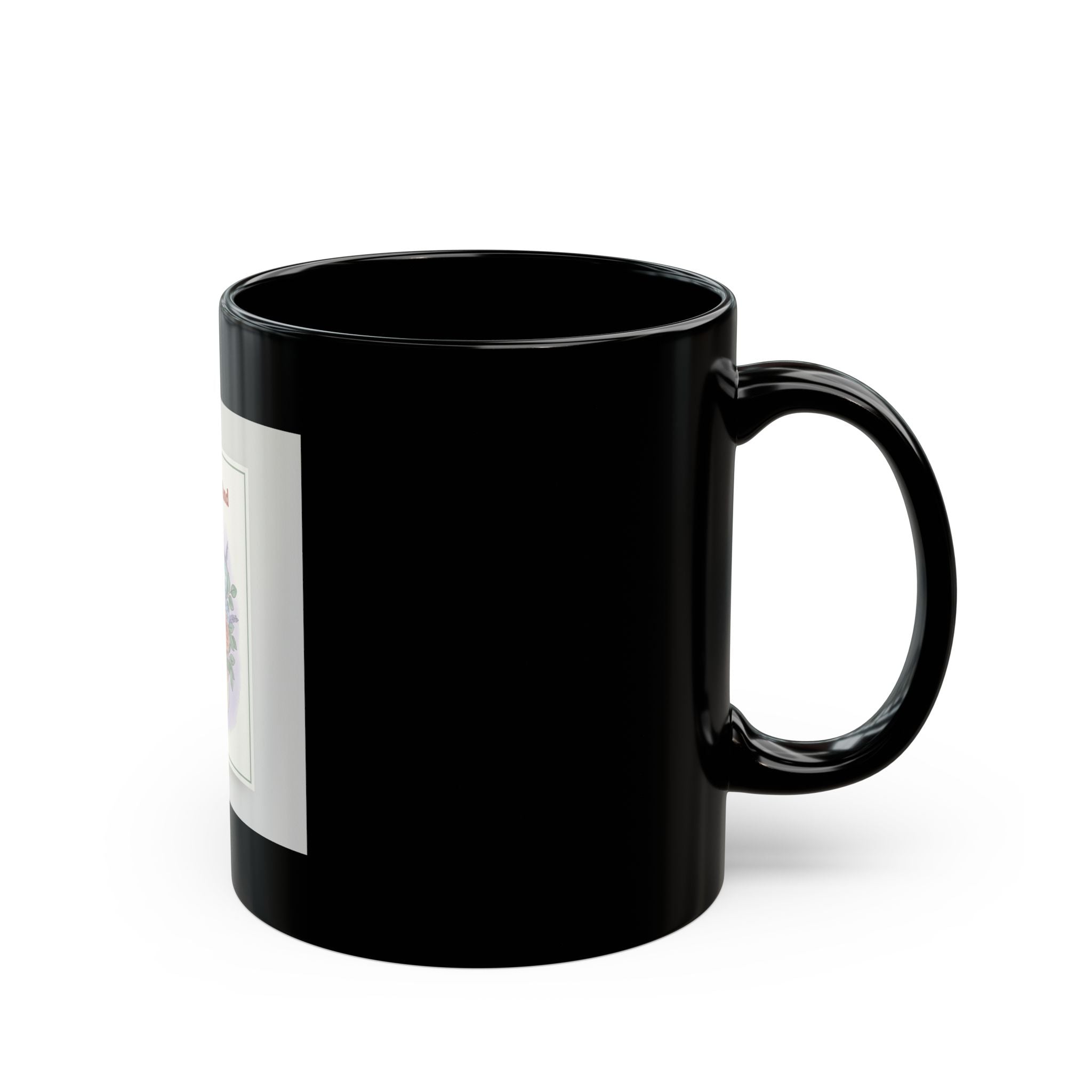Educated And Cute Black Mug 11oz