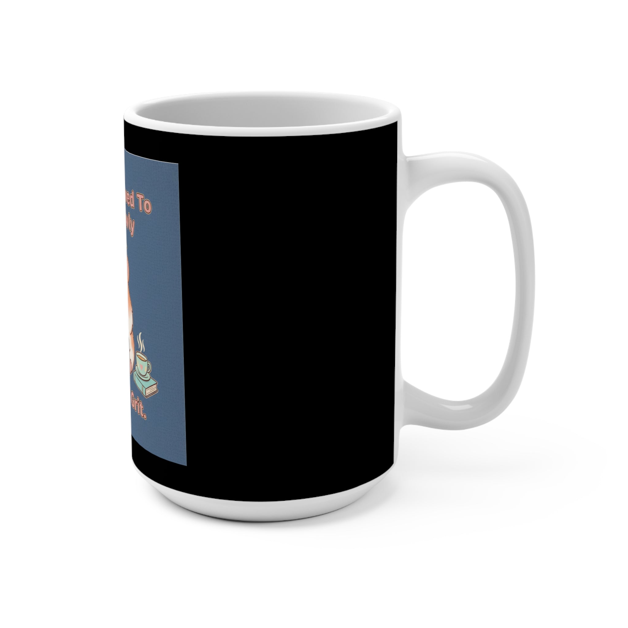 Hamster With Laptop Mug 15oz – You Are Allowed to Grow Slowly Grace and