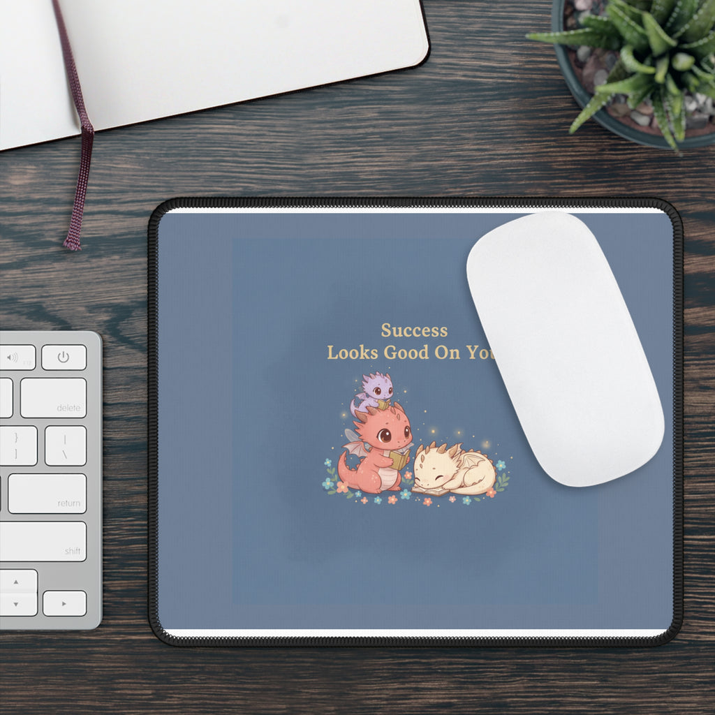 Baby Dragons Mouse Pad – Success Looks Good on You