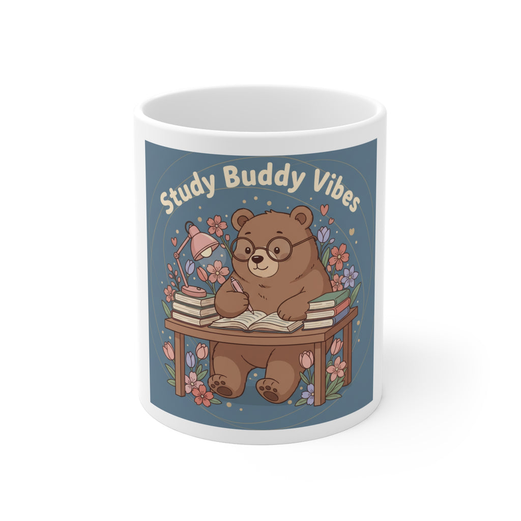 Bear Mug 11oz – Study Buddy Vibes
