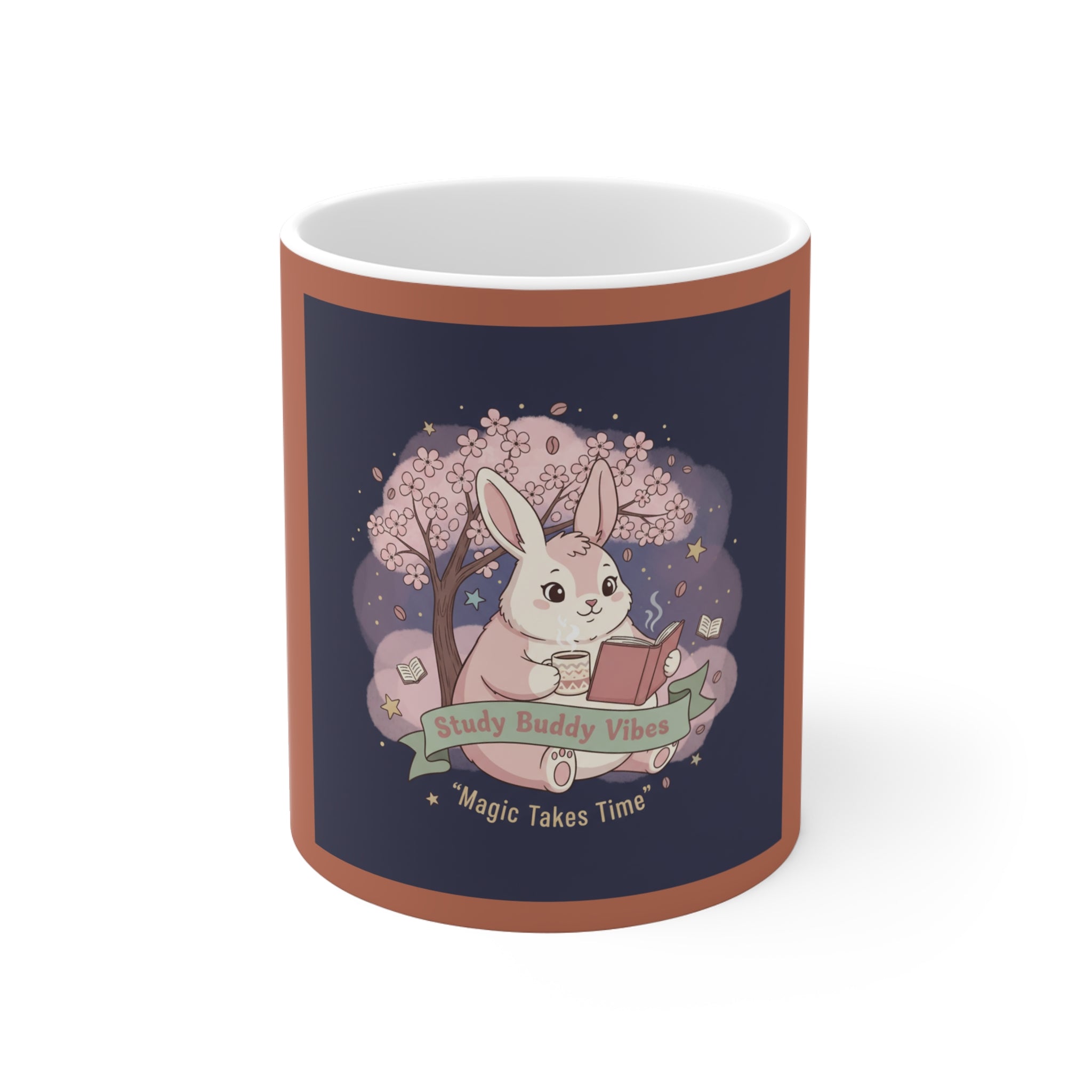 Bunny Mug 11oz – Study Buddy Vibes