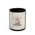 Smart Girls Club Owl Black Mug 11oz