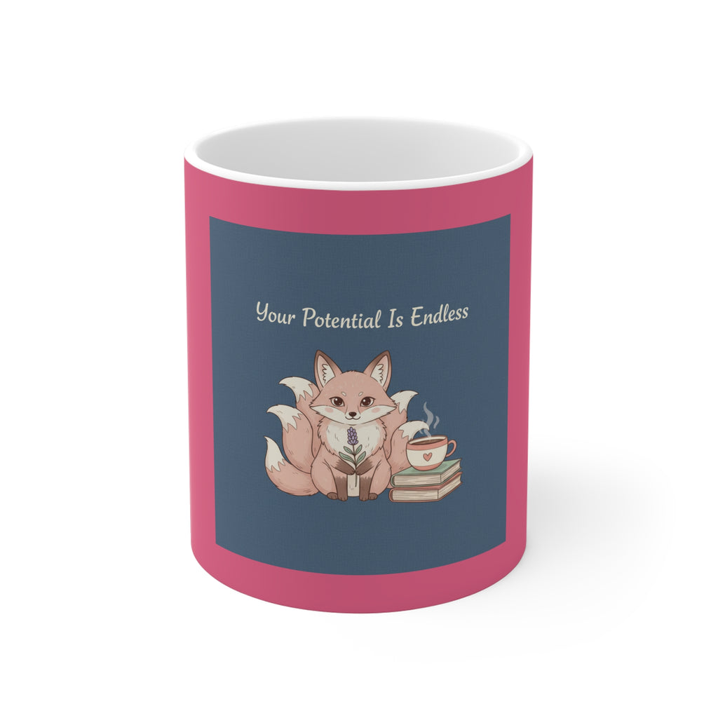 Kitsune Mug 11oz – Your Potential is Endless