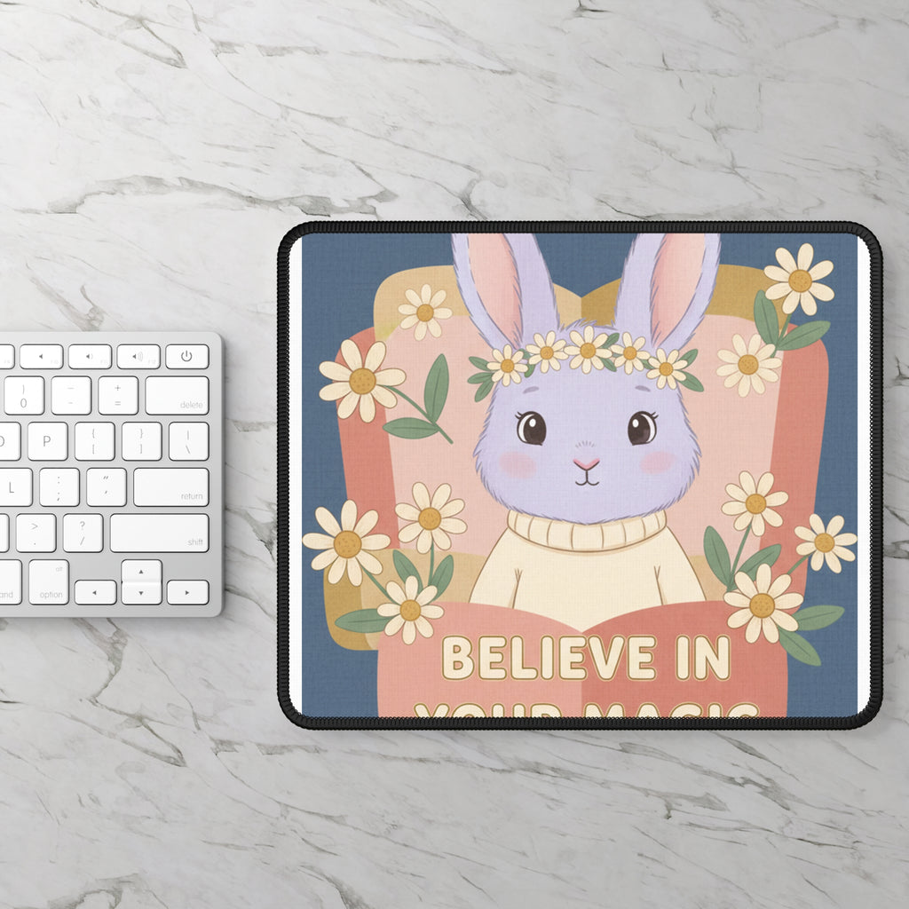 Bunny Mouse Pad – Believe in Your Magic