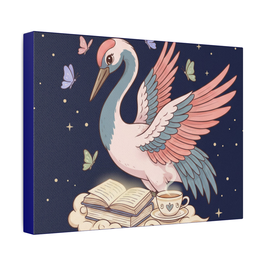 Crane Canvas Print – Goals on Goals Bloom Prosper