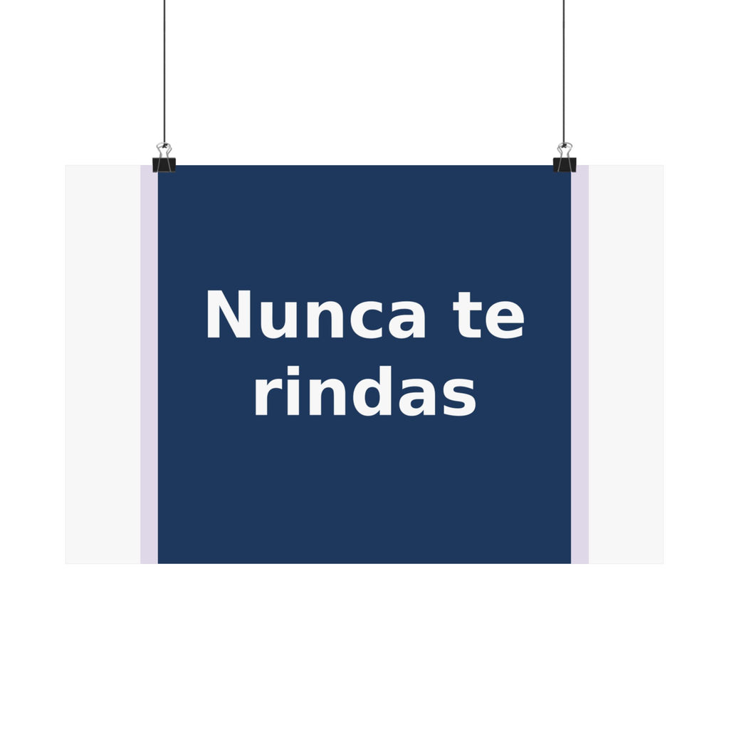 "Nunca te rindas" Black Cat Poster | College Girl Gift | Fashion | KayKay Classics