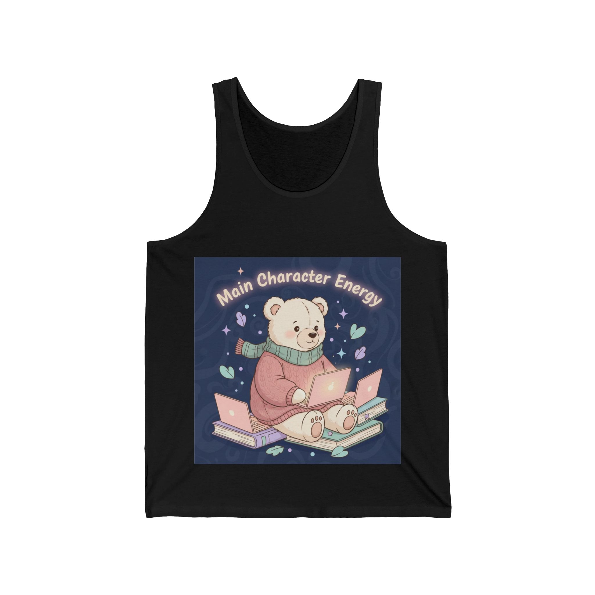 Bear Tank Top – Main Character Energy