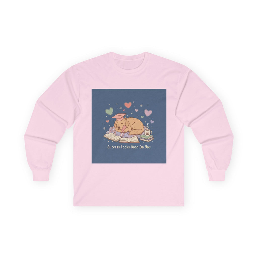 Dog Long Sleeve Tee – Success Looks Good on You