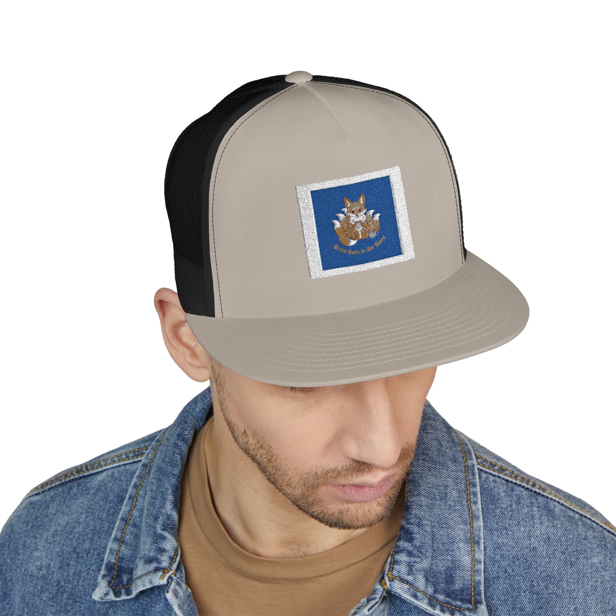 Fox Trucker Cap – Brave Runs in Her Blood