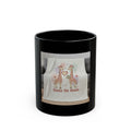 Goals On Goals Giraffe Black Mug 11oz
