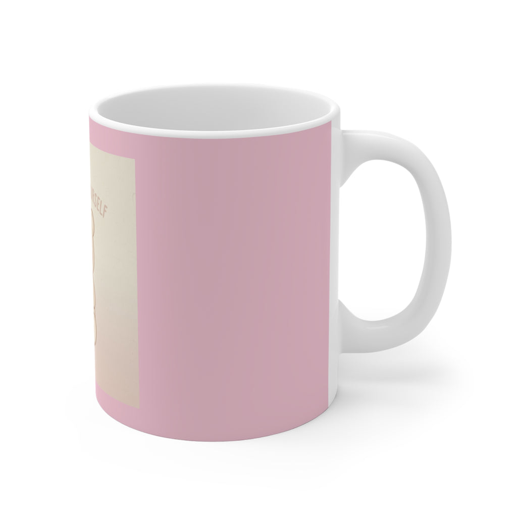 "BE KIND TO YOURSELF" Black Cat Mug | College Girl Gift | Fashion | KayKay Classics
