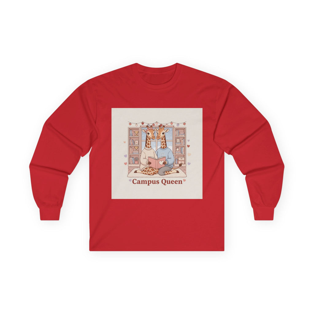 Campus Queen Giraffe Long Sleeve Tee