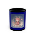 Cats With Glasses Black Mug 11oz – Be Gentle With Yourself