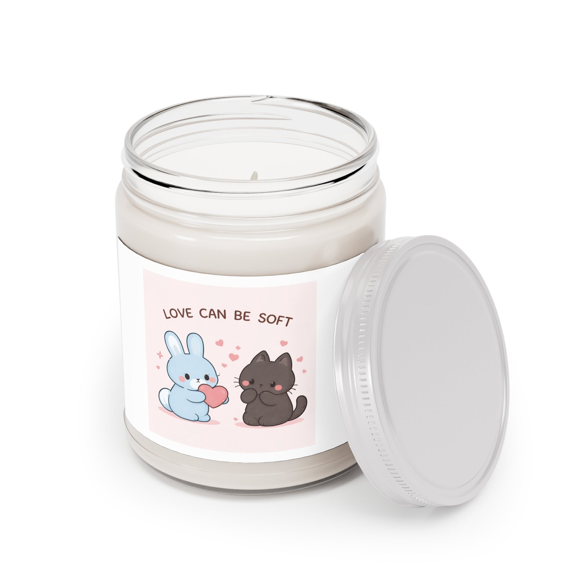 LOVE CAN BE SOFT Rabbit, cat Scented Candle