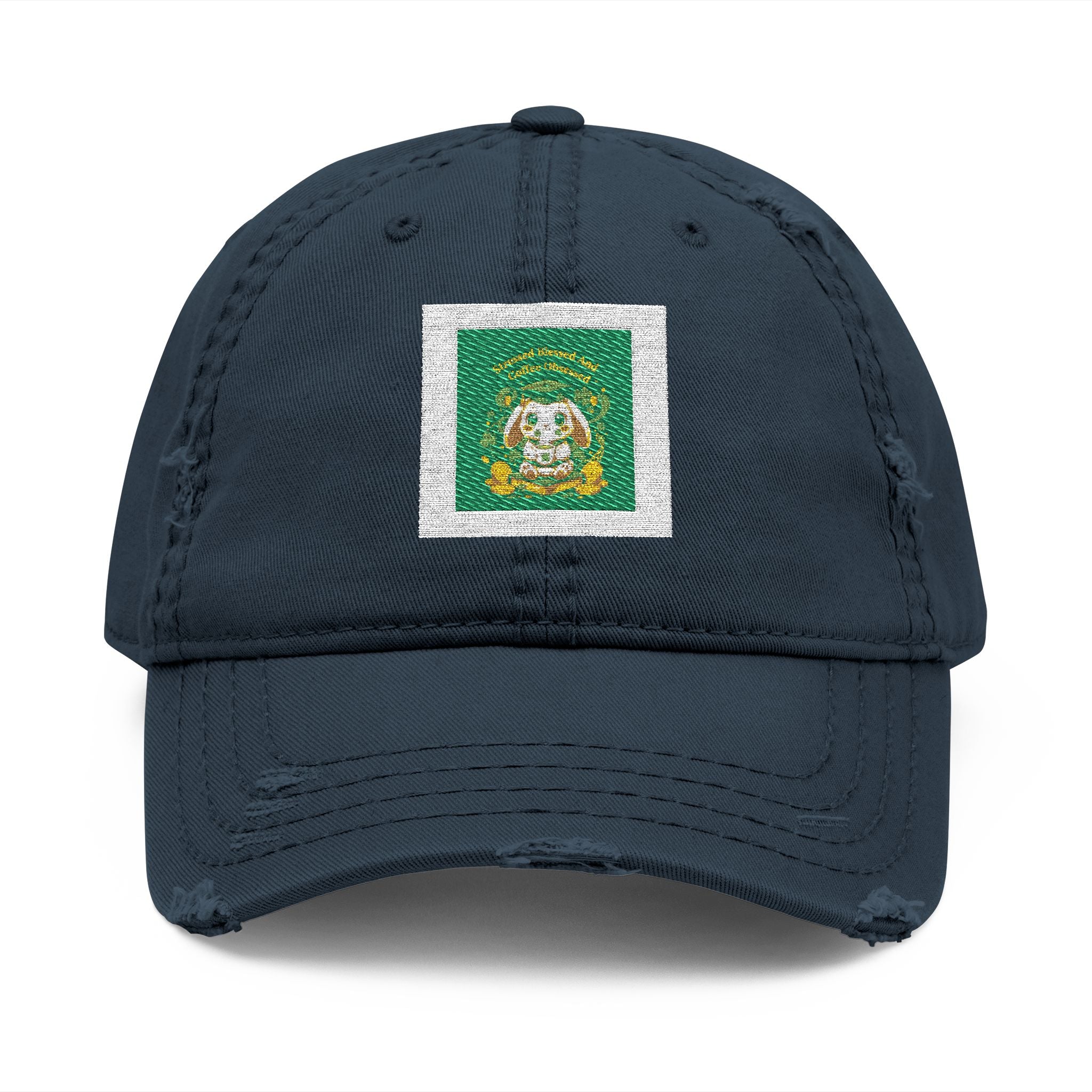 Rabbit Dad Hat – Stressed Blessed and Coffee Obsessed