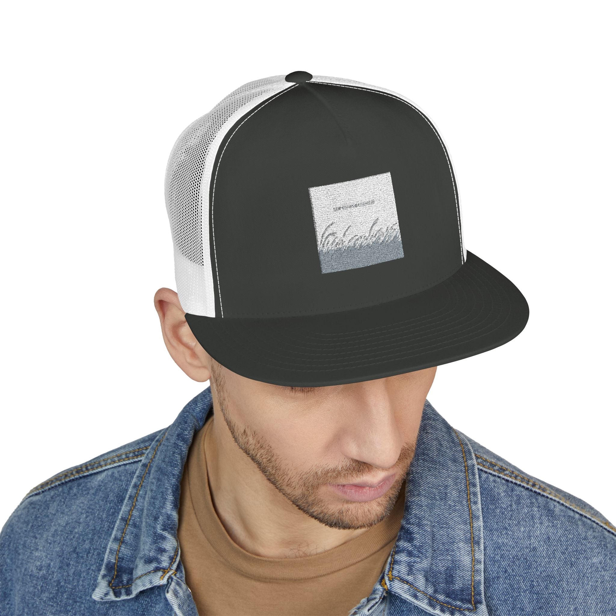 "LET THINGS UNFOLD" Black Cat Trucker Cap | College Girl Gift | Fashion | KayKay Classics