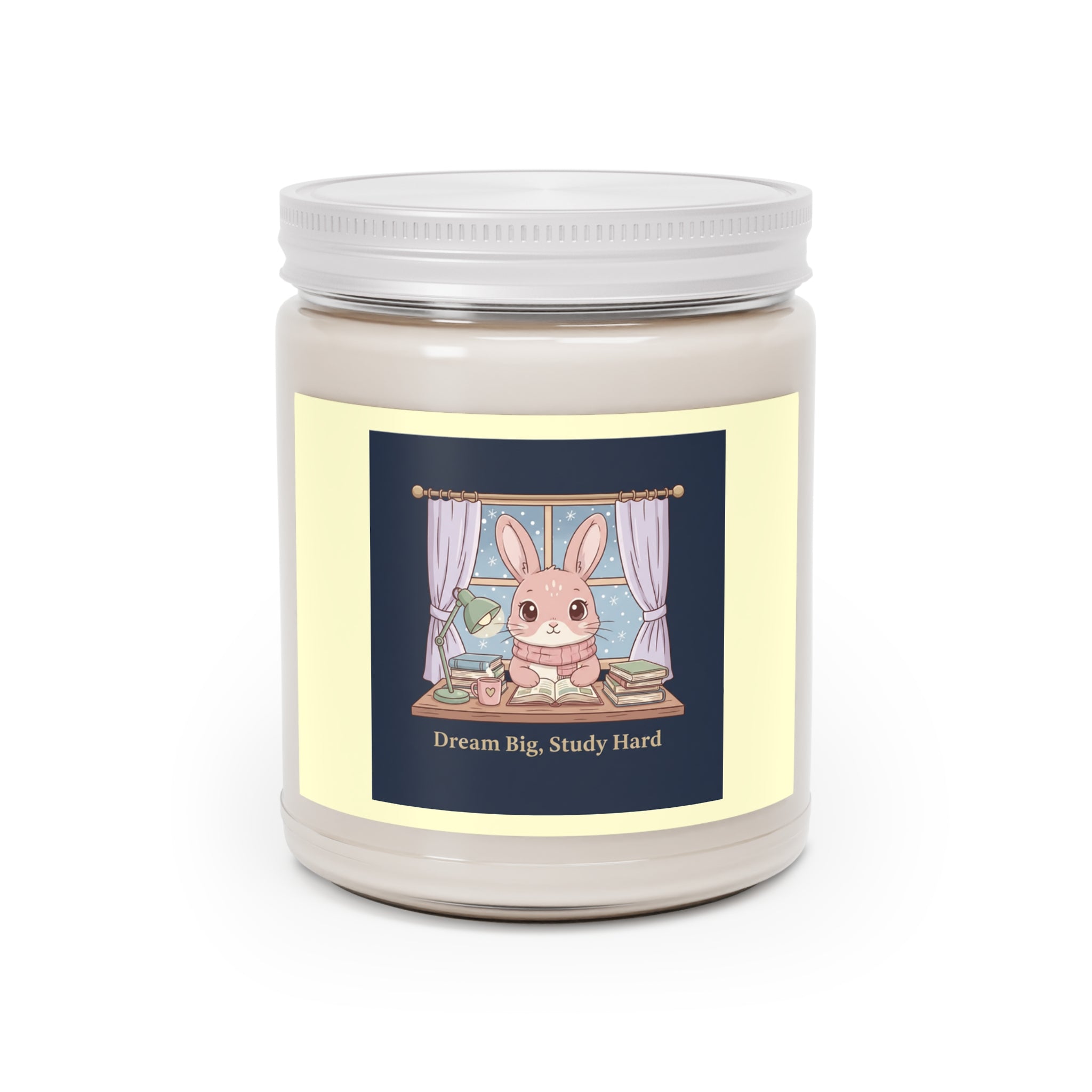 Bunny Scented Candle – Dream Big Study Hard