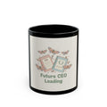 Future CEO Loading Moths Black Mug 11oz