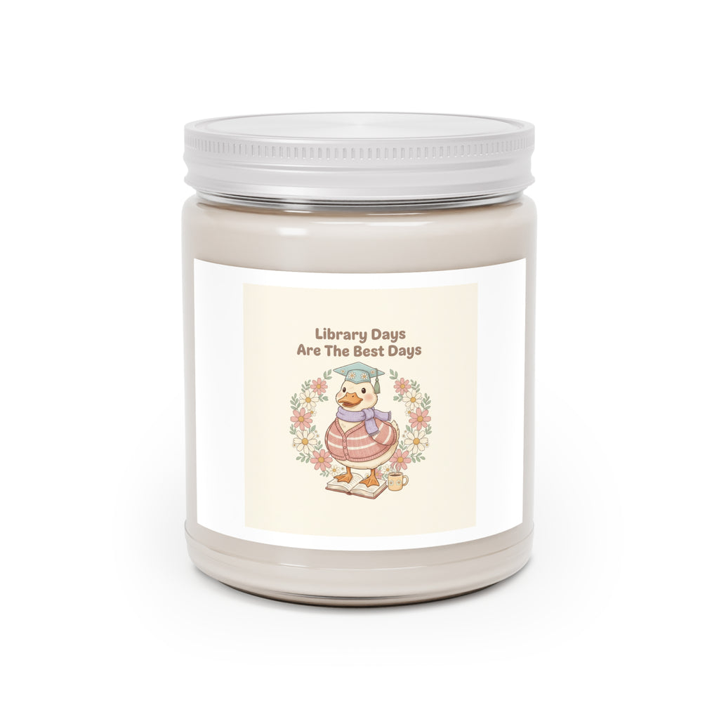 Library Days Are The Best Days Duck Scented Candle