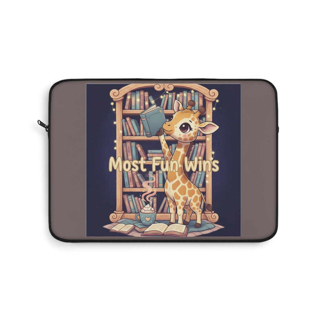 Giraffe Laptop Sleeve – Most Fun Wins