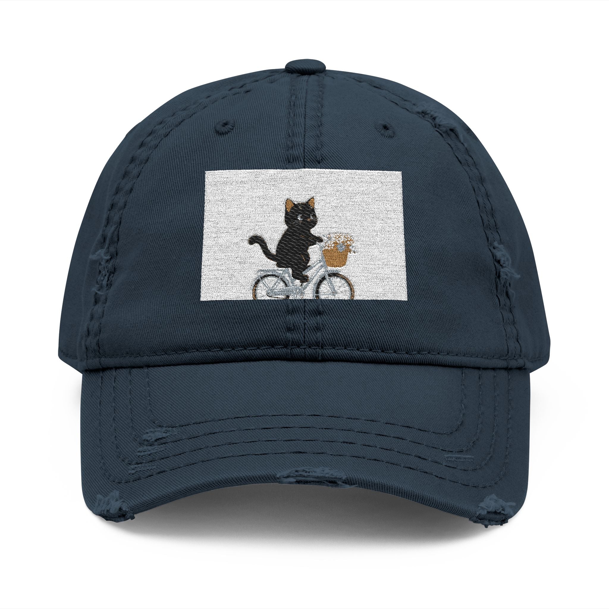 "Design" Black Cat Dad Hat | College Girl Gift | Fashion | KayKay Classics