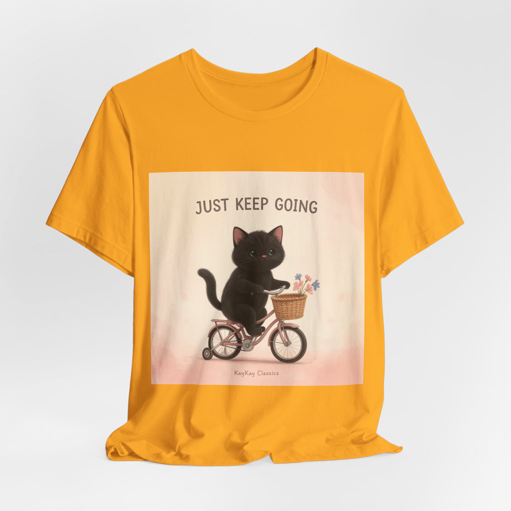 "Life Behind Bars" Black Cat Women Tee | College Girl Gift | Fashion | KayKay Classics