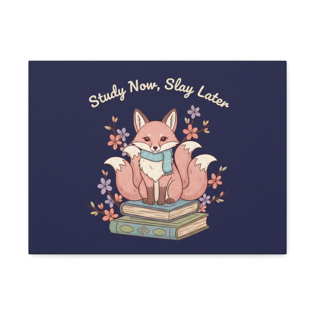 Kitsune Canvas Print – Study Now Slay Later
