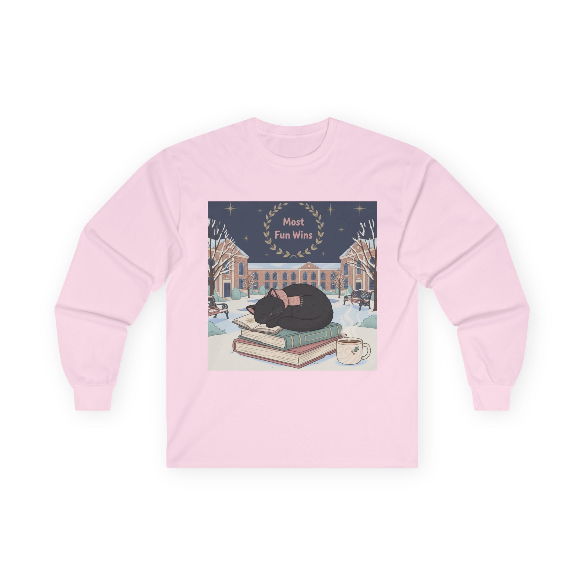 Black Cat Long Sleeve Tee – Most Fun Wins