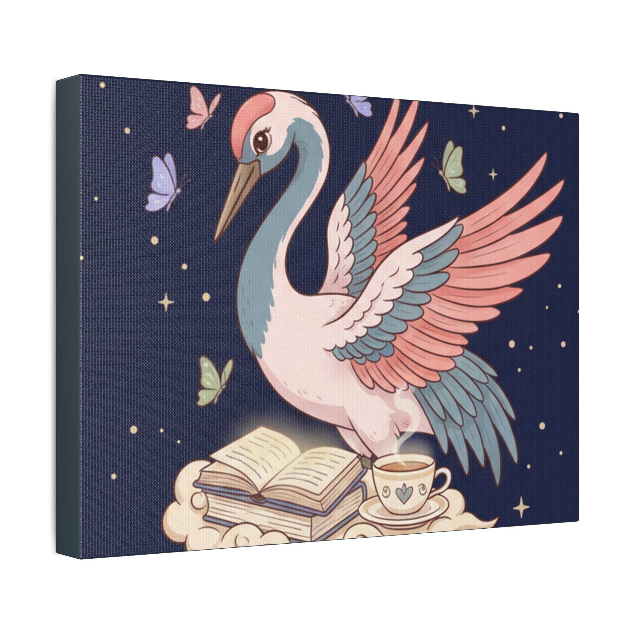 Crane Canvas Print – Goals on Goals Bloom Prosper