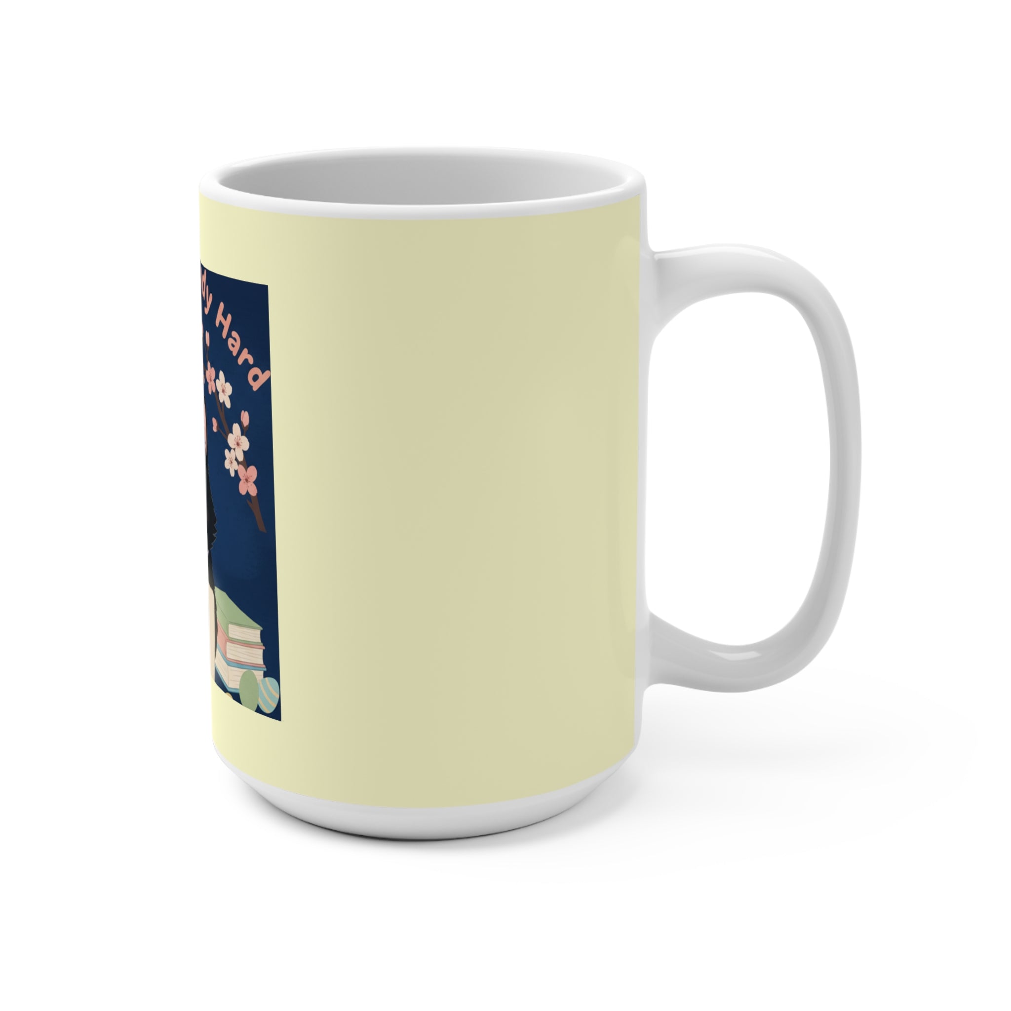 Black Cat Mug 15oz – Dream Big Study Hard