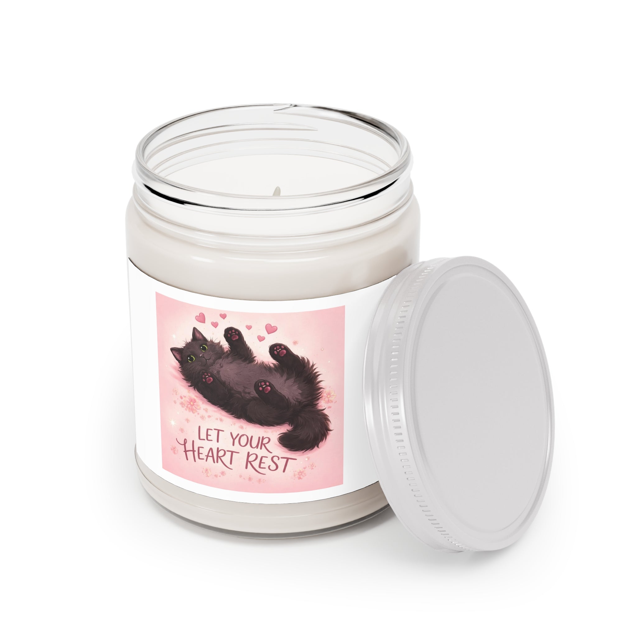 LET YOUR HEART REST Cat Scented Candle