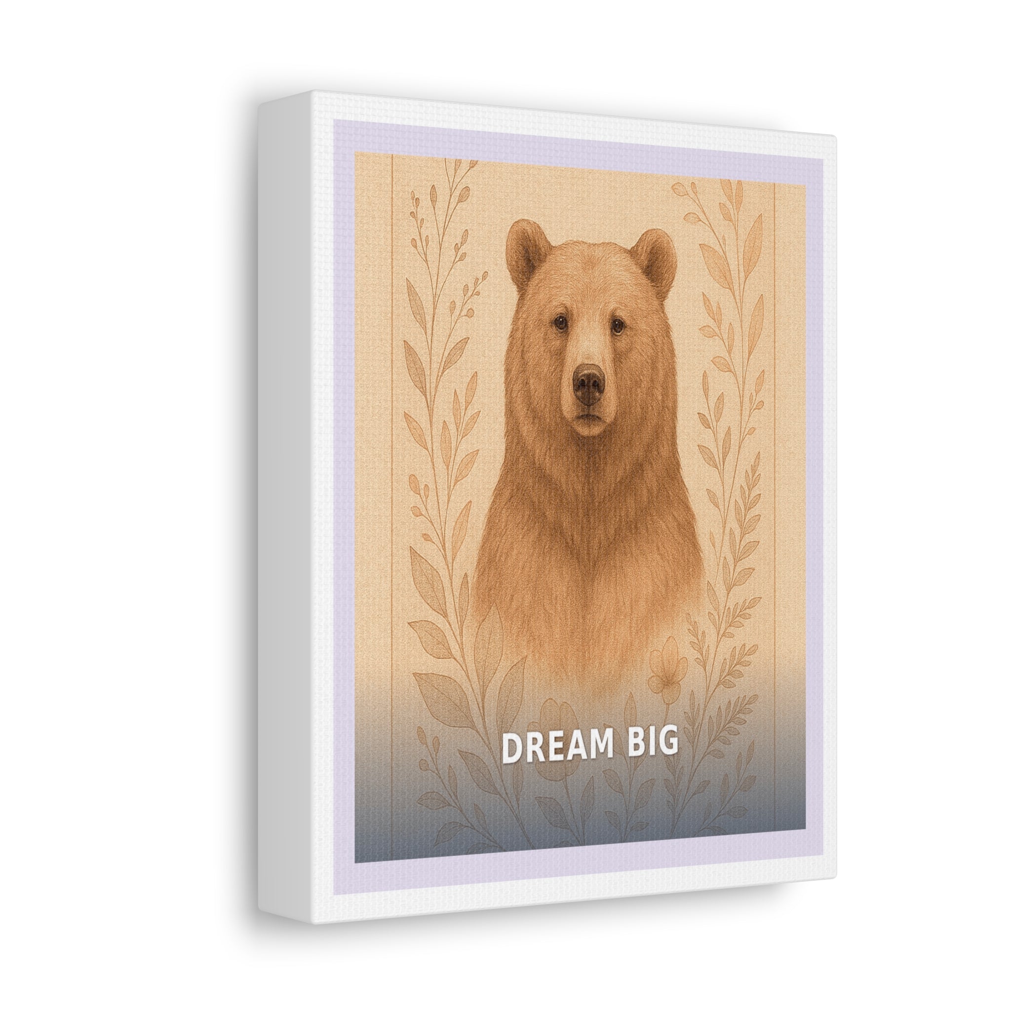 "Dream Big" Black Cat Canvas | College Girl Gift | Fashion | KayKay Classics