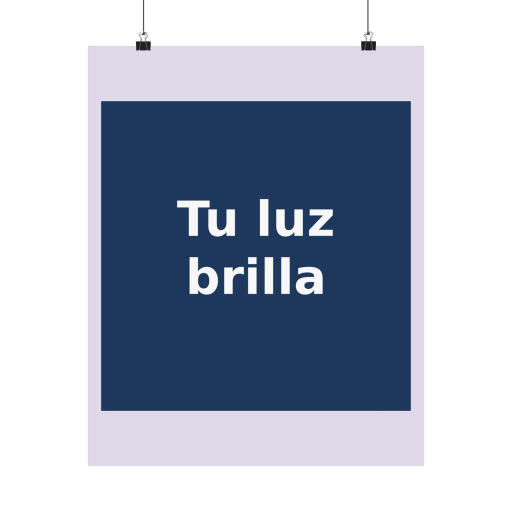 "Tu luz brilla" Black Cat Poster | Trendy Gift for Her | Lifestyle | KayKay Classics