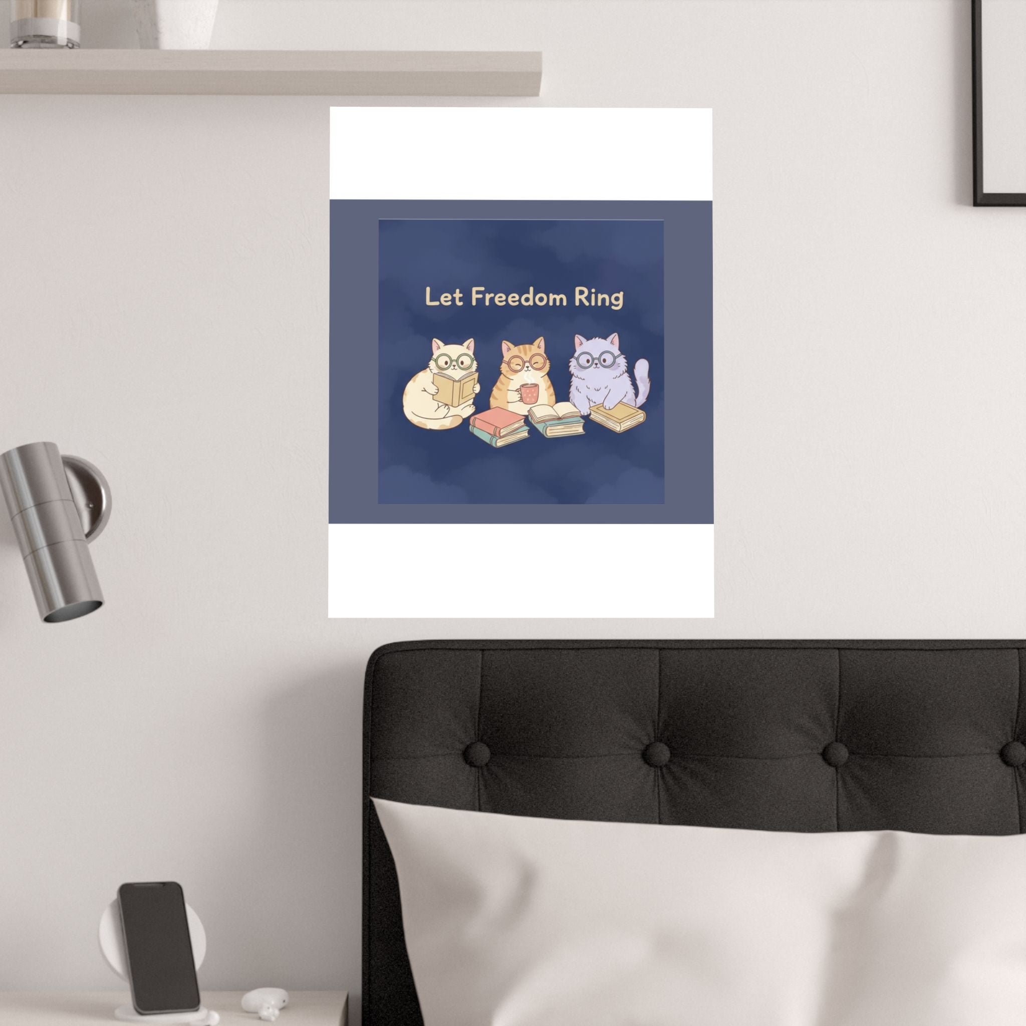 Cats With Glasses Poster – Let Freedom Ring