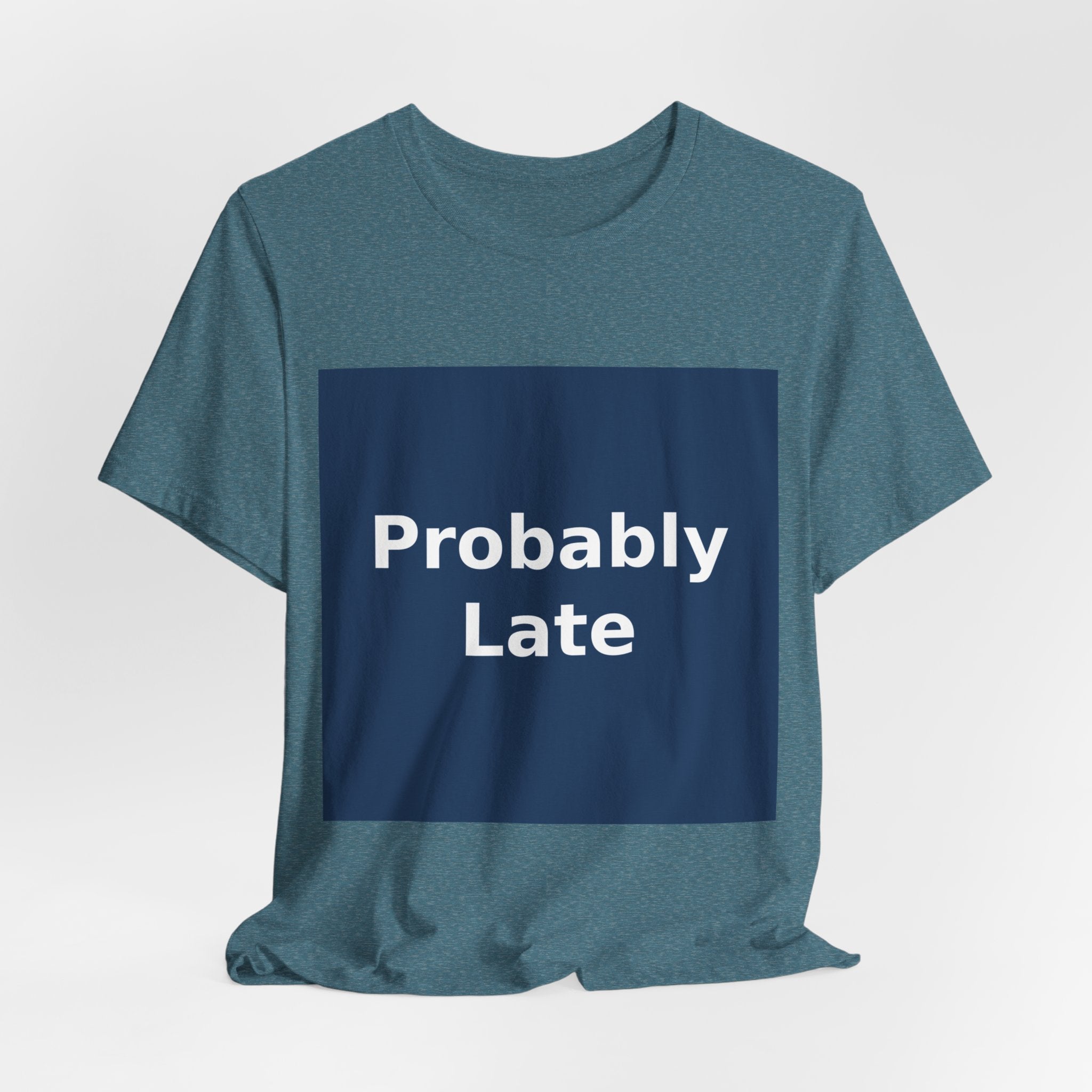 "Probably Late" Black Cat Women Tee | College Girl Gift | Fashion | KayKay Classics