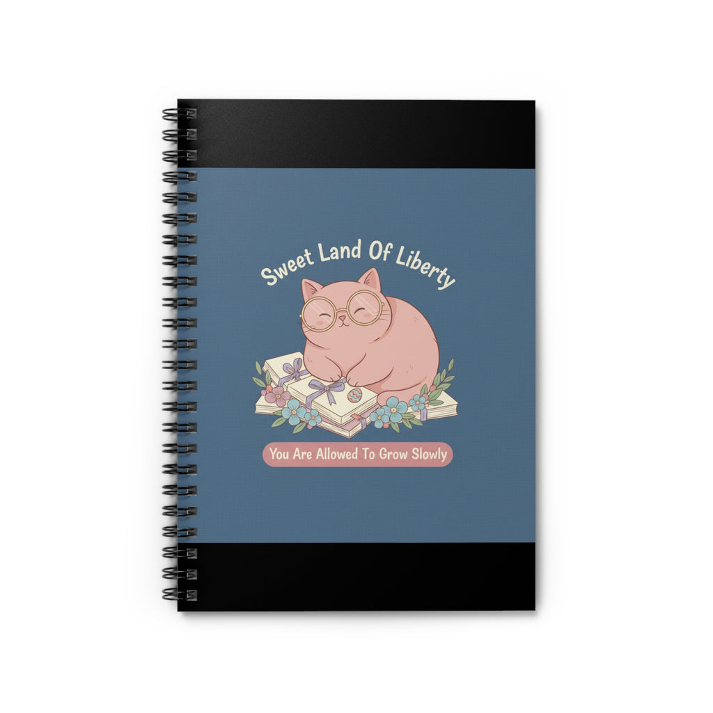 Cat Spiral Notebook – Sweet Land of Liberty