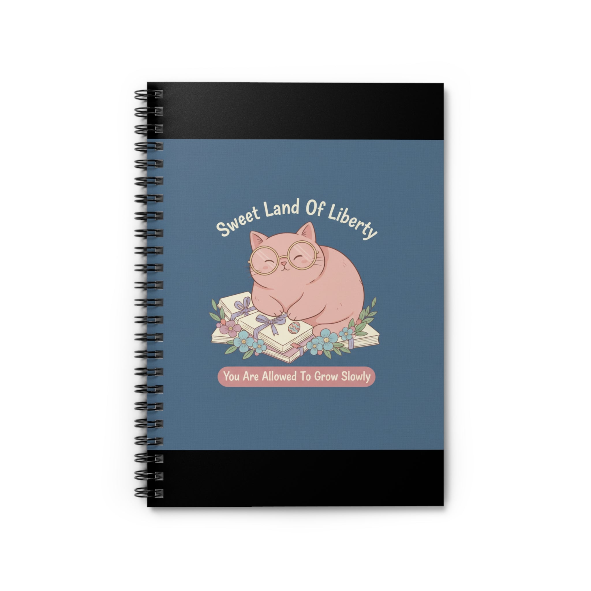 Cat Spiral Notebook – Sweet Land of Liberty