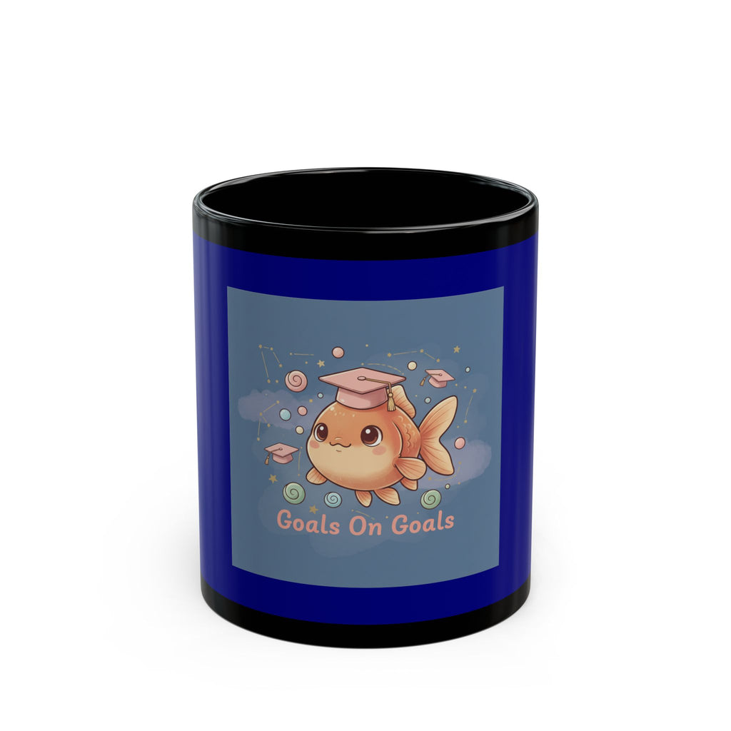 Goldfish Black Mug 11oz – Goals on Goals