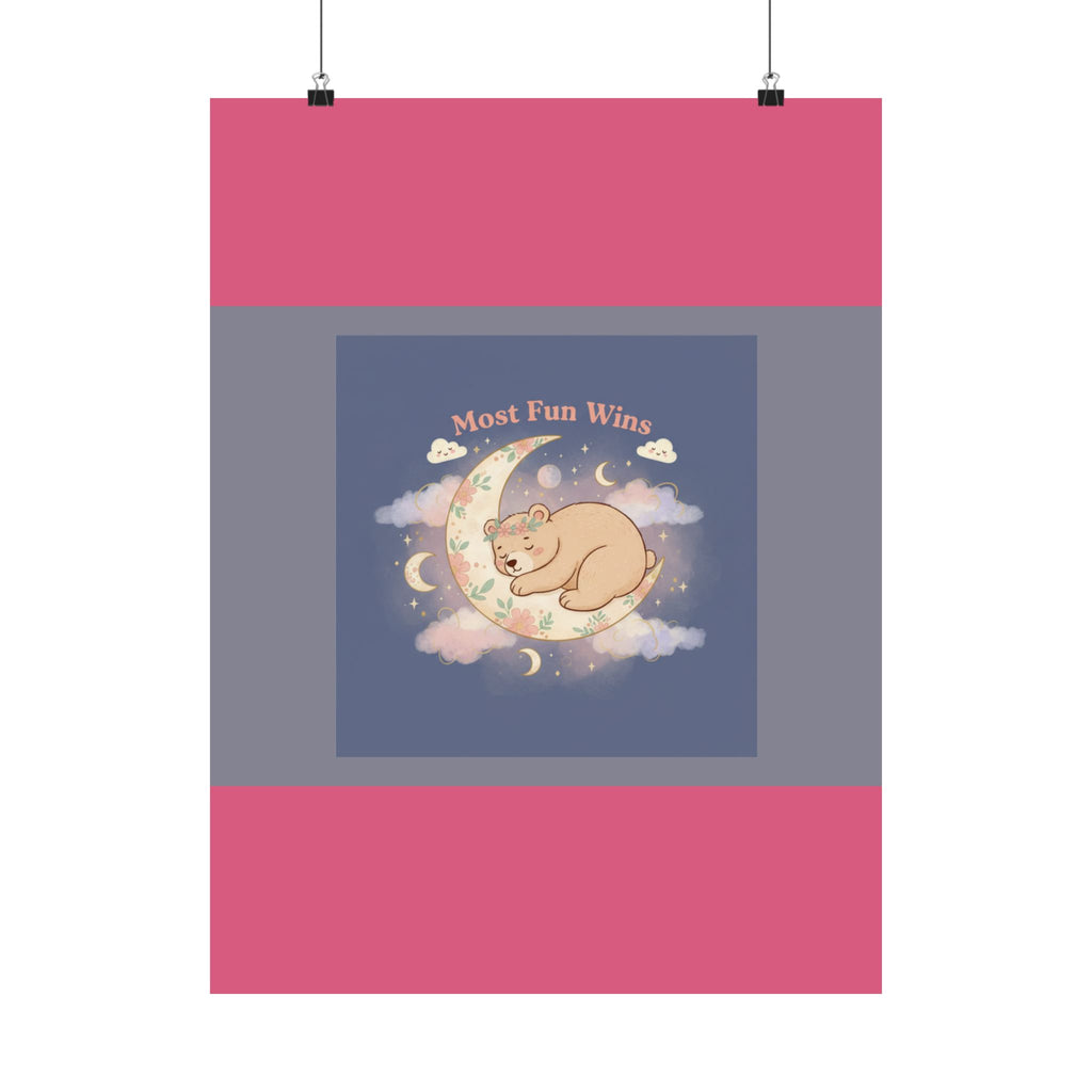 Bear Poster – Most Fun Wins