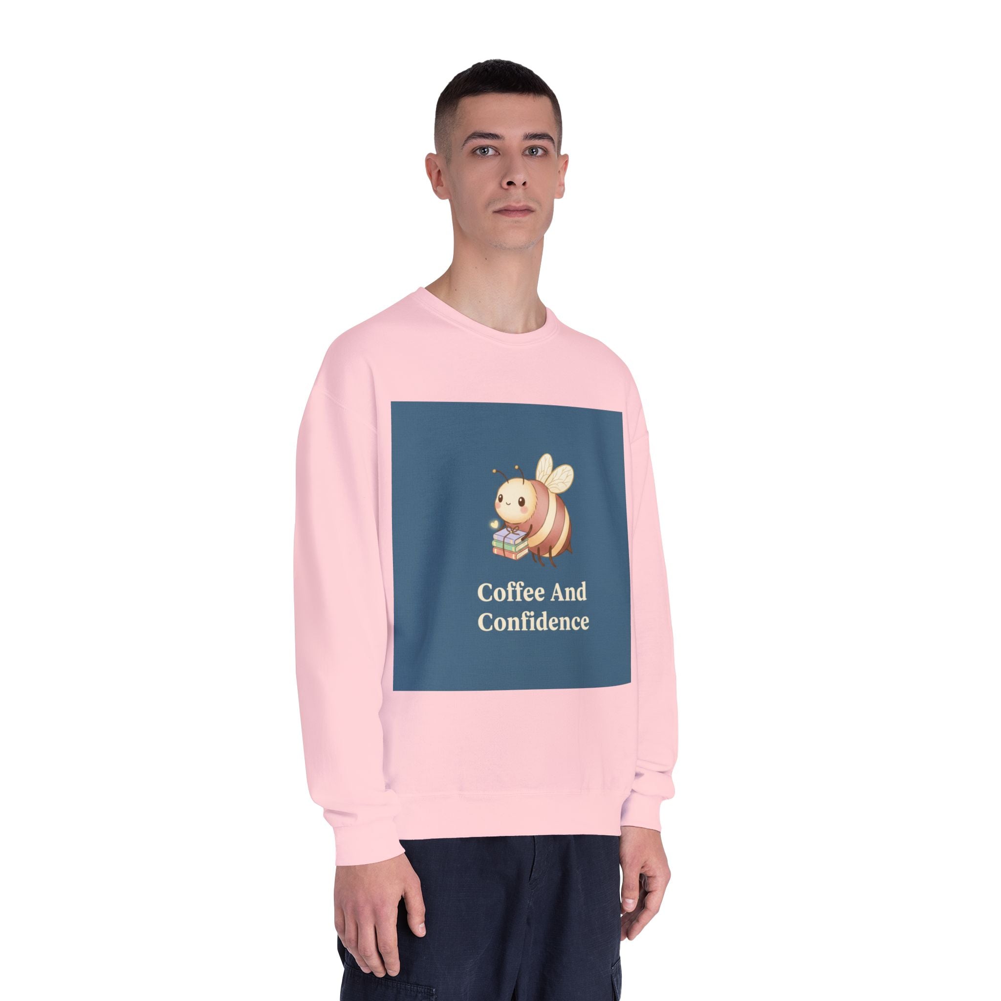 Bee Crewneck Sweatshirt – Coffee and Confidence