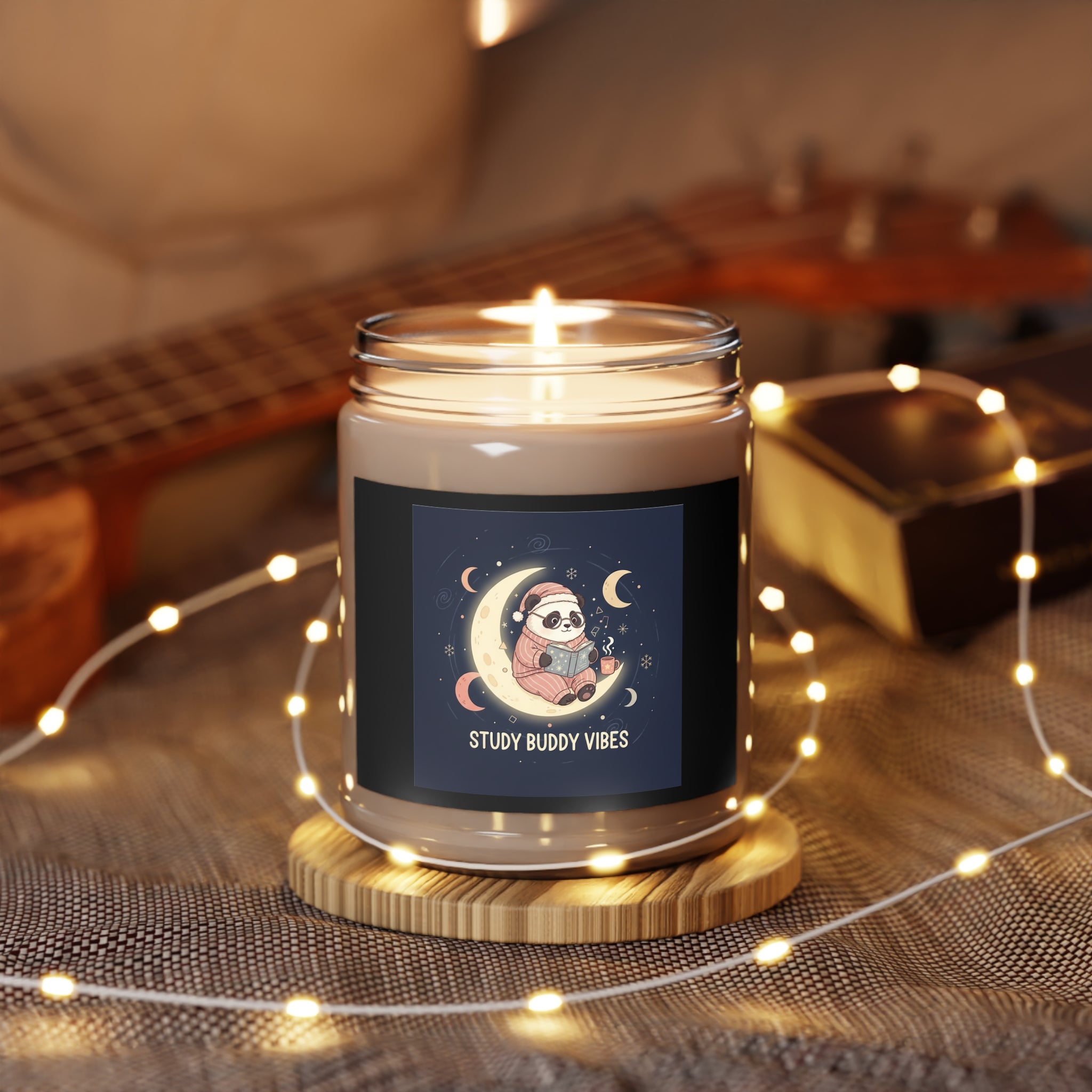 Panda Scented Candle – Study Buddy Vibes