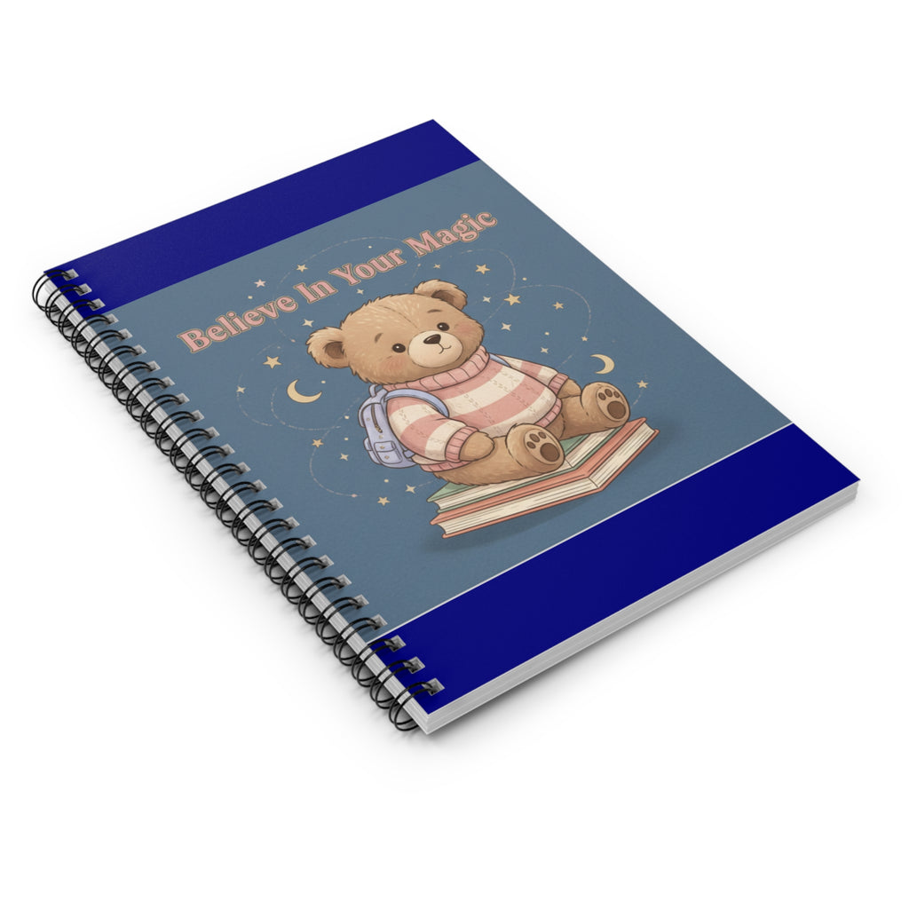 Bear Spiral Notebook – Believe in Your Magic