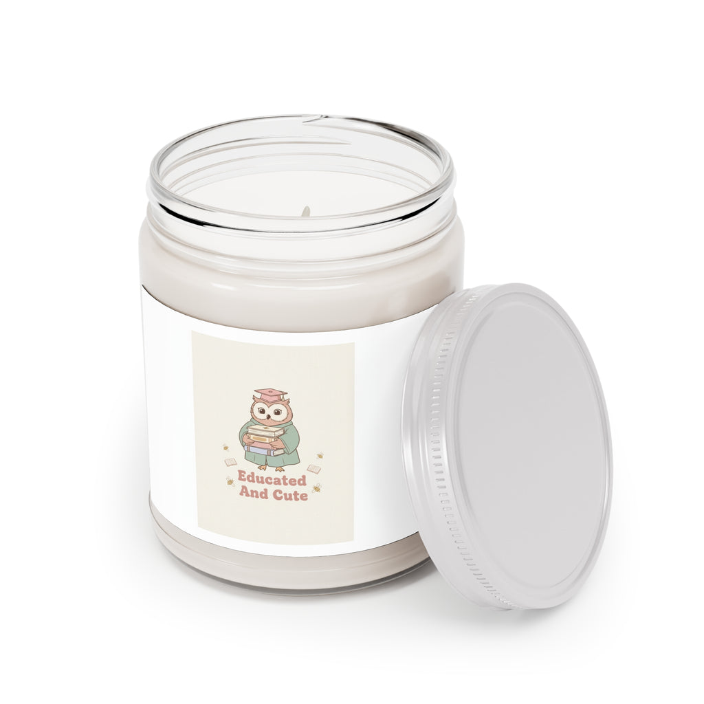 Educated And Cute Owl Scented Candle