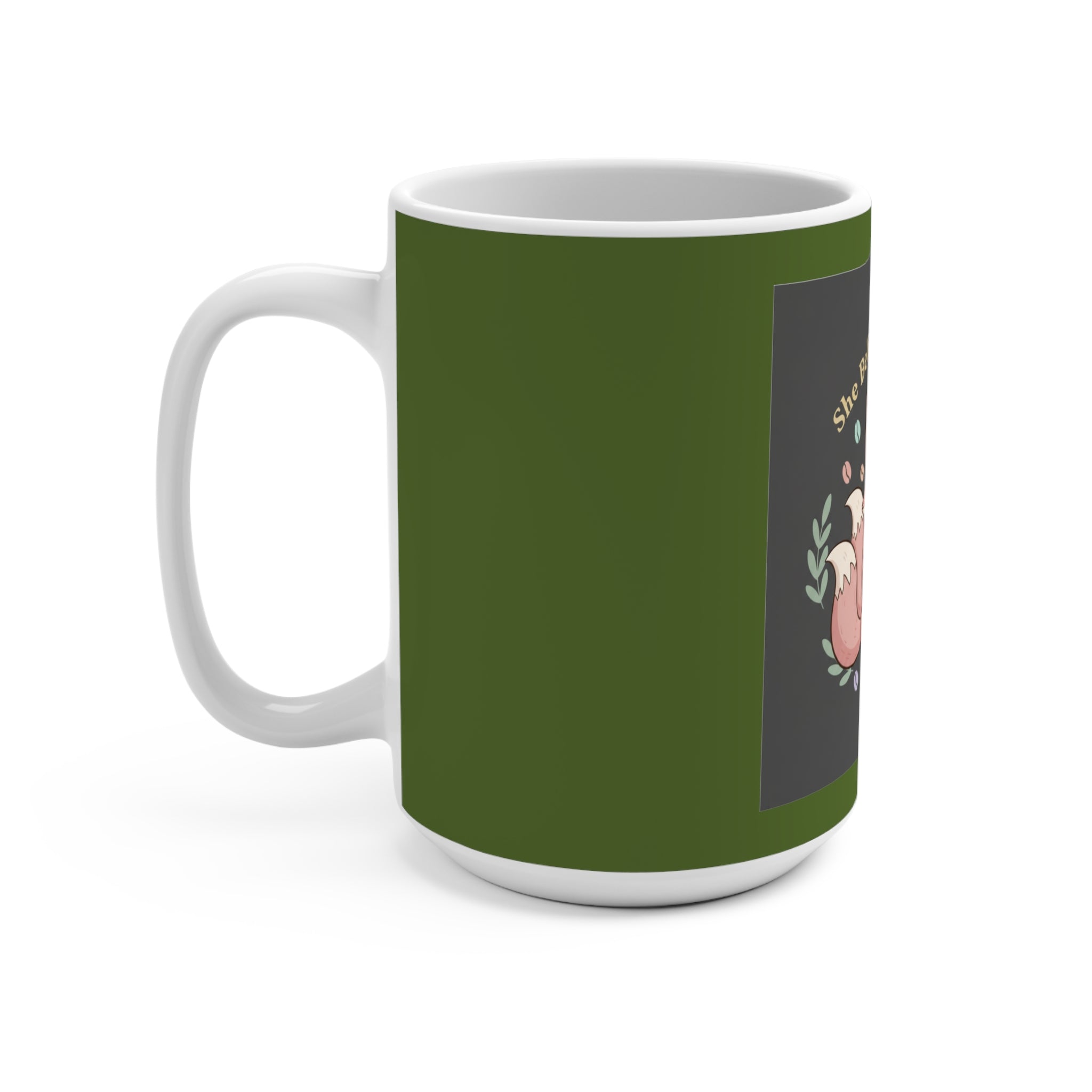 Fox Mug 15oz – She Believed She Could