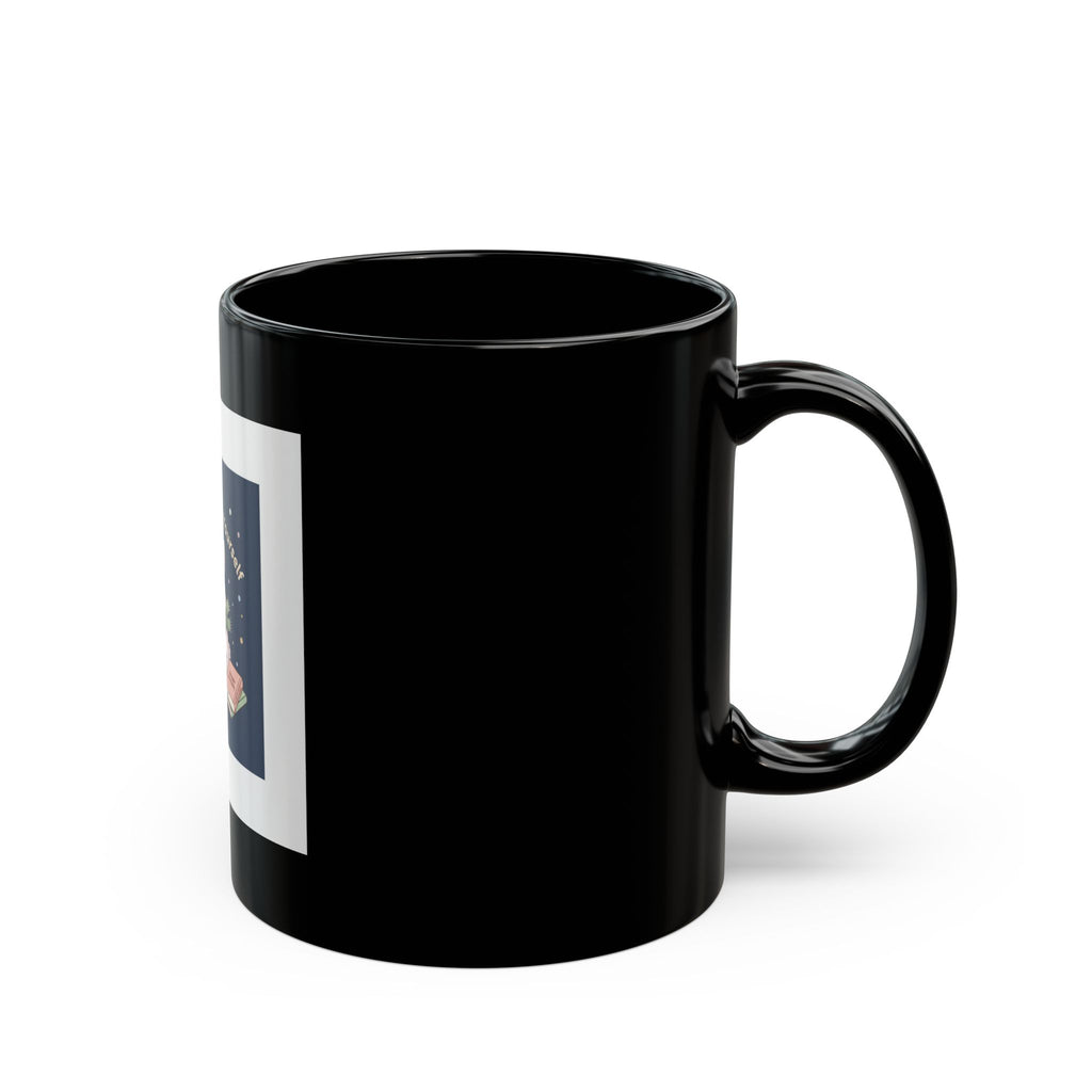 Bunny Black Mug 11oz – Be Gentle With Yourself