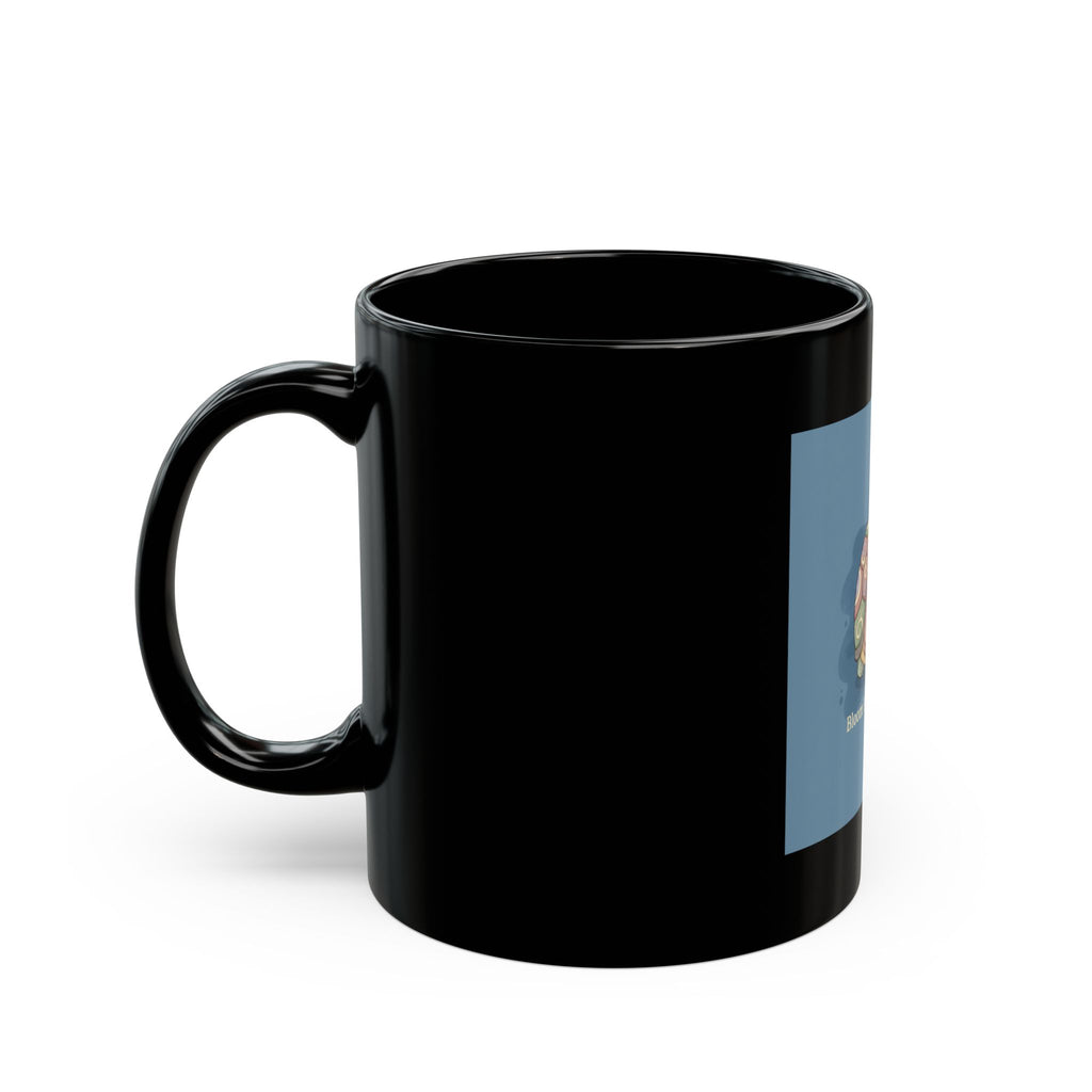 Kitsune Black Mug 11oz – Bloom at Your Own Pace