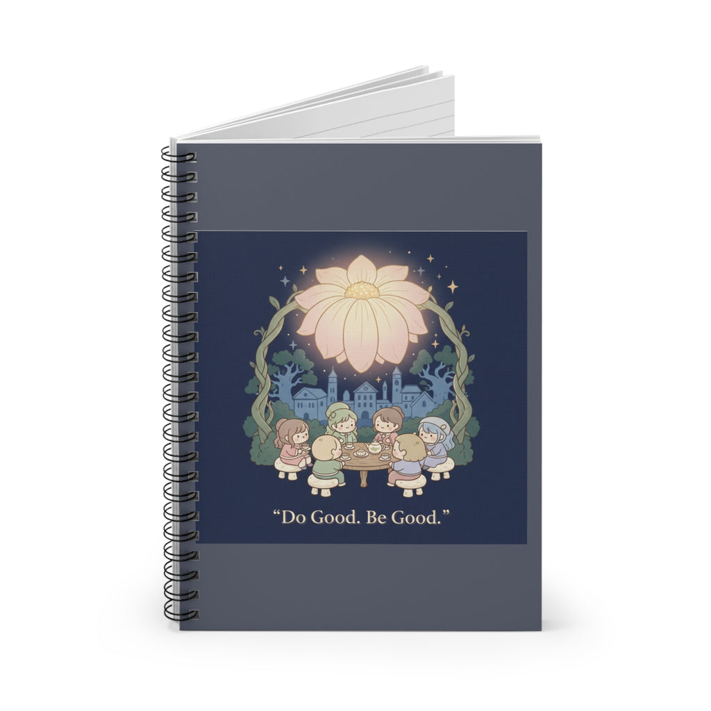 Do Good Be Good Spiral Notebook – Room Decor
