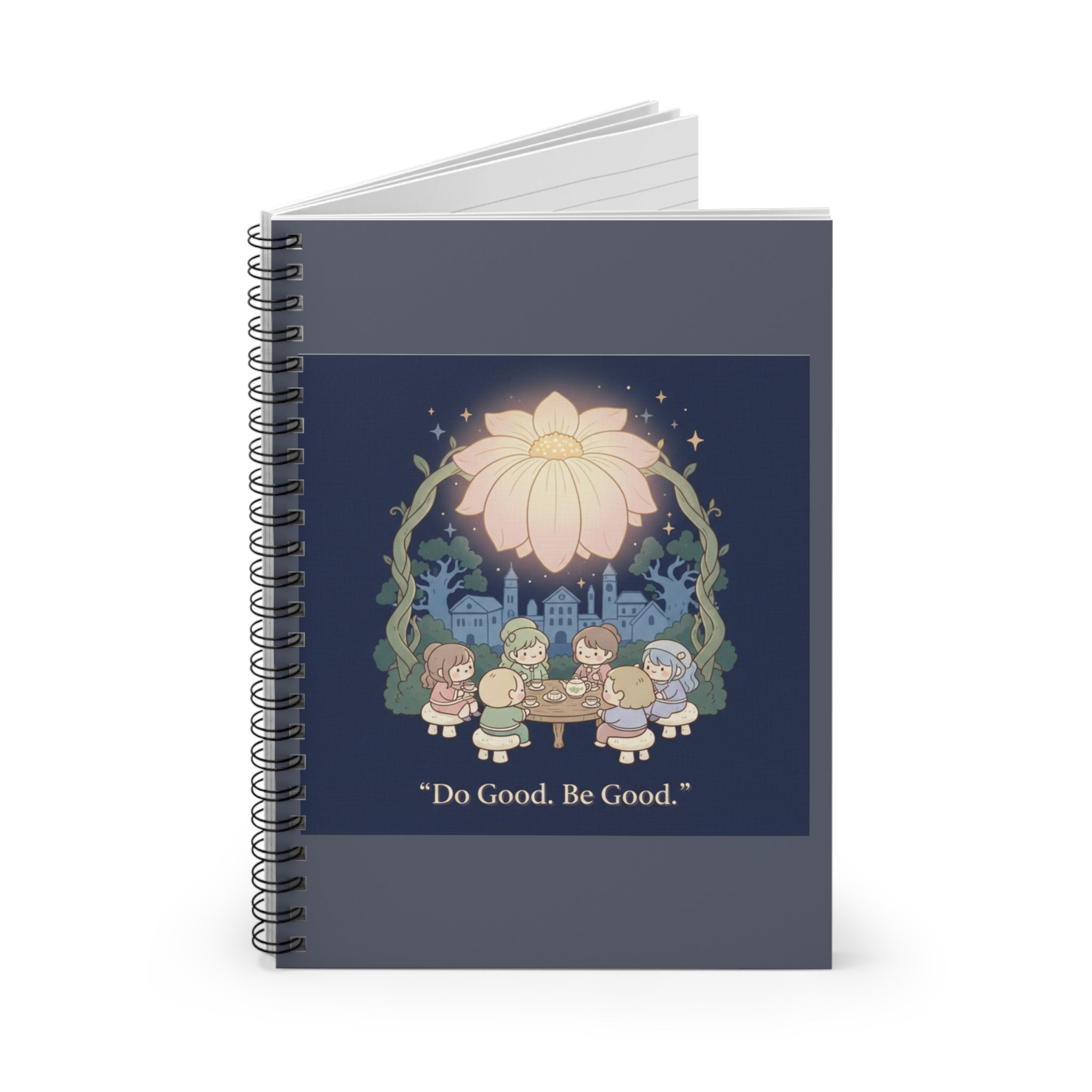 Do Good Be Good Spiral Notebook – Room Decor