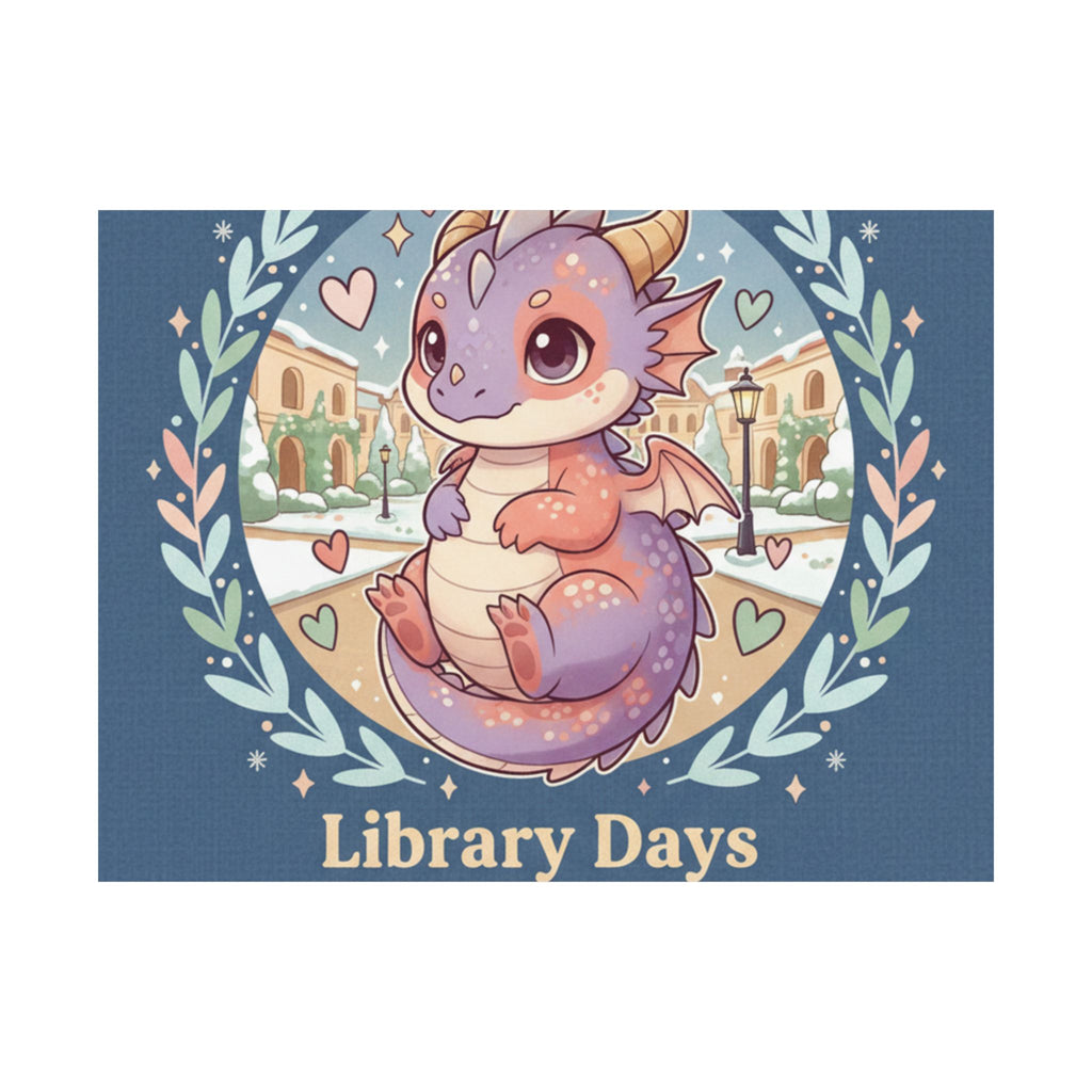 Library Days Are the Best Days Poster